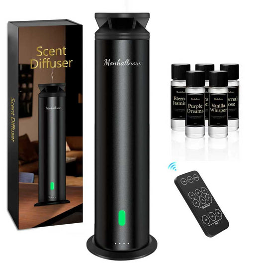 Monhallnow Ultra Black waterless diffuser front view