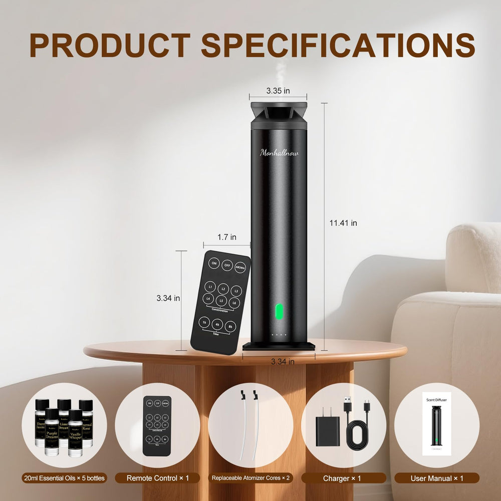 Monhallnow Ultra Black diffuser side profile