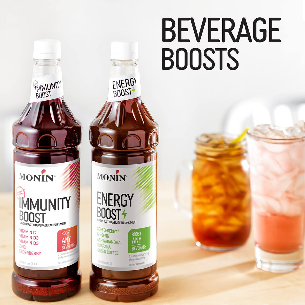 Monin Total Immunity Boost eco-friendly packaging details