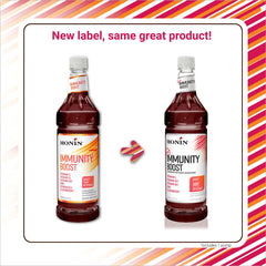 Eco-friendly packaging and recyclable materials for Monin Total Immunity Boost