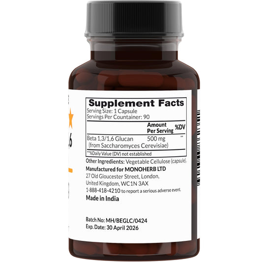 Back label showing 90 Veg Capsules per pack Pack of 2
