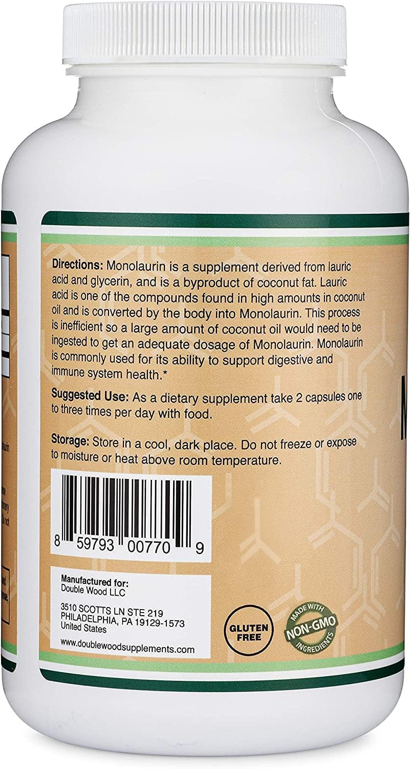 Serving information showing 210 capsules for 100+ day supply