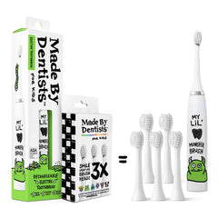 Monster-themed kids electric toothbrush hero image
