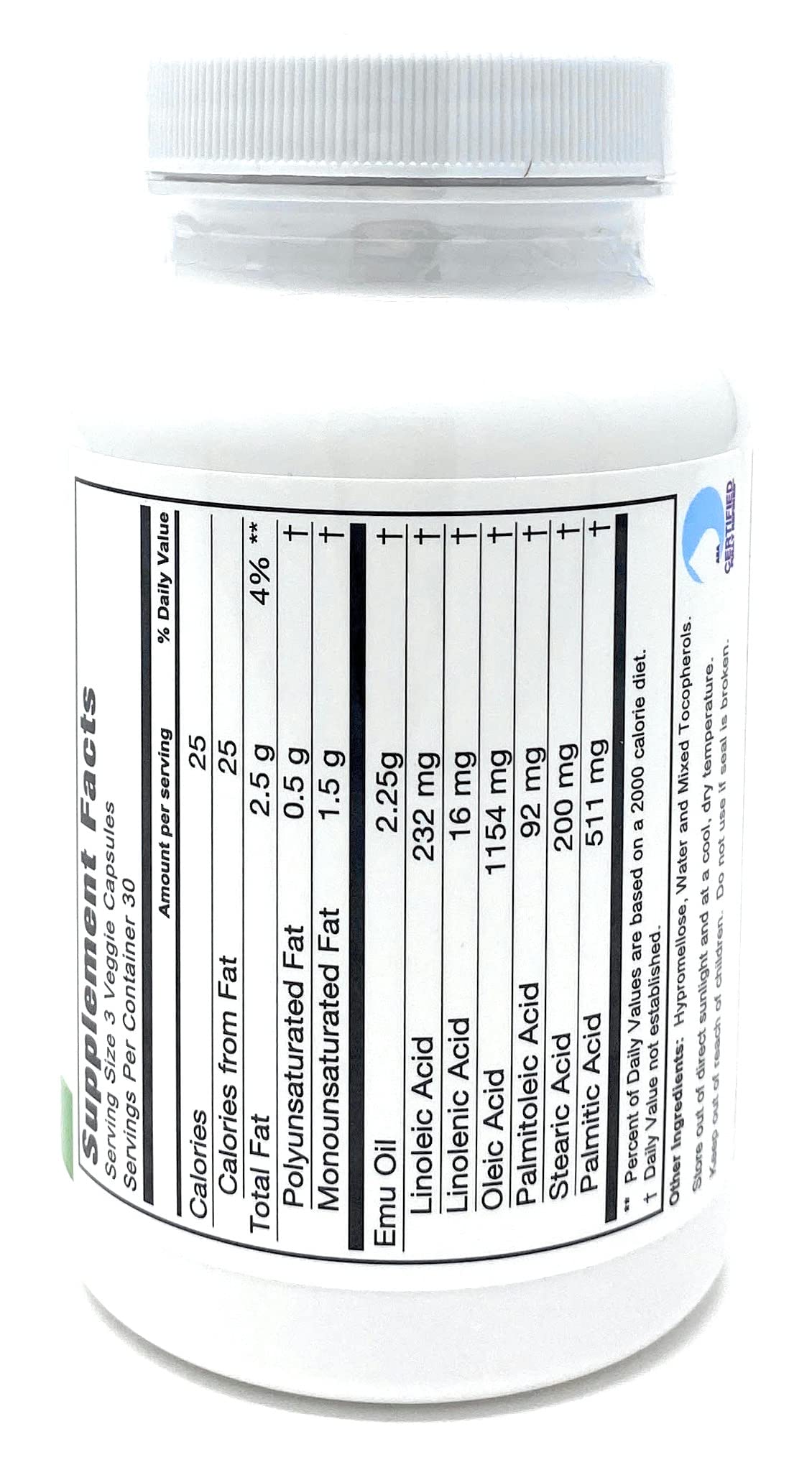 Close-up of Omega Complex soft gel caps (750mg)