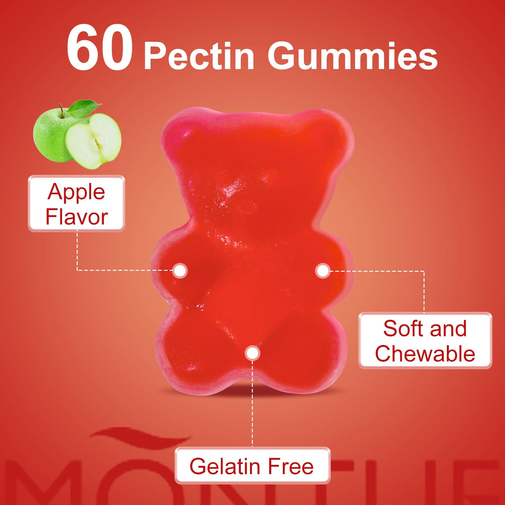 Montue ACV gummies packaging displayed on white background