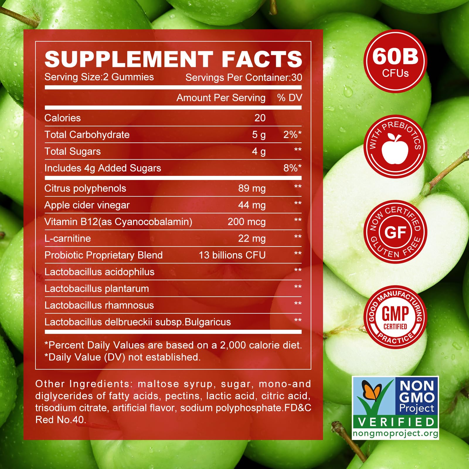 Close-up of Montue ACV Gummies bottle packaging
