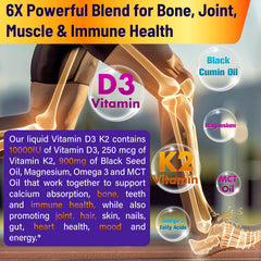 Liquid vitamins promoting mood, energy and immune support