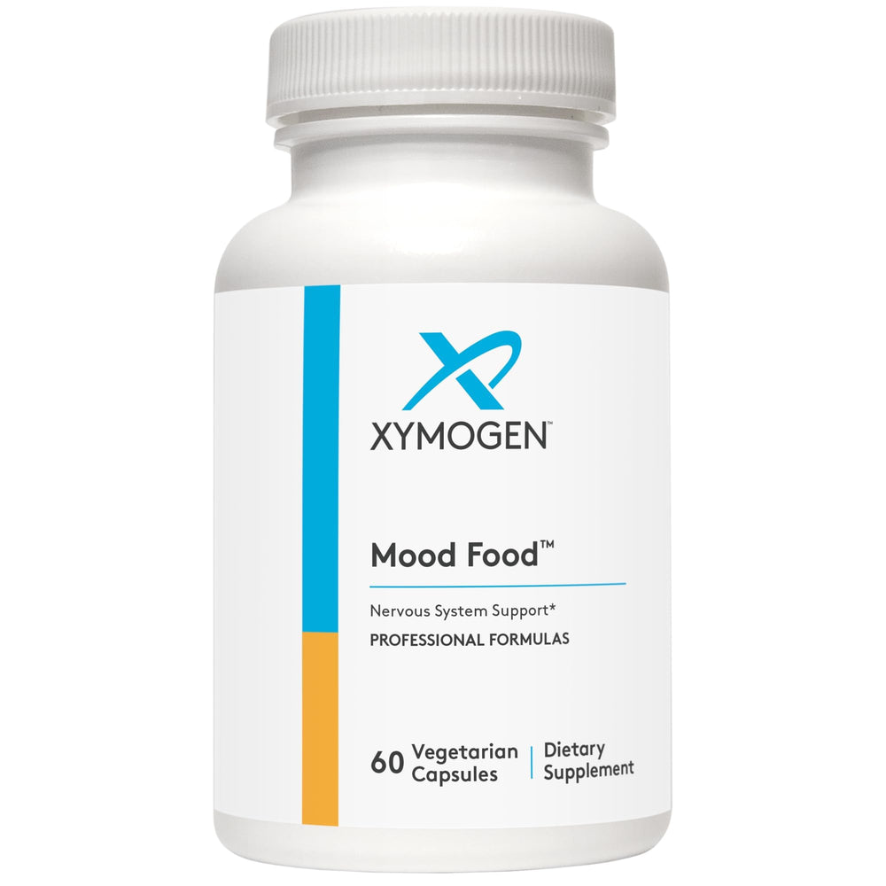 XYMOGEN Mood Food bottle on white background
