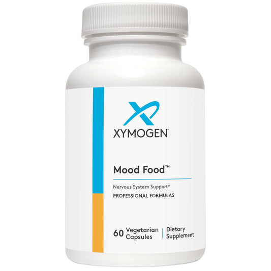 XYMOGEN Mood Food bottle on white background