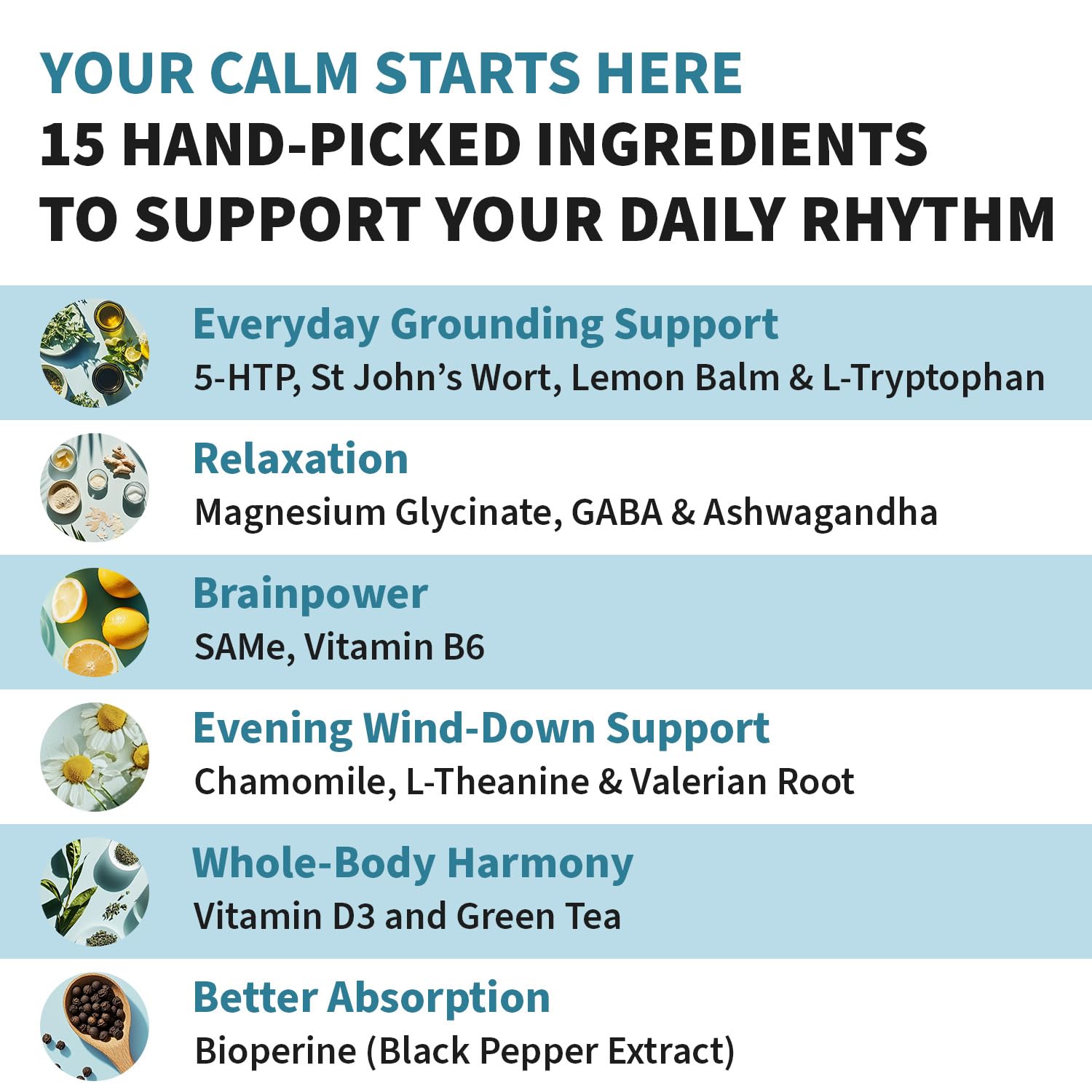 Packaging box for 15-in-1 Mood Support Supplement
