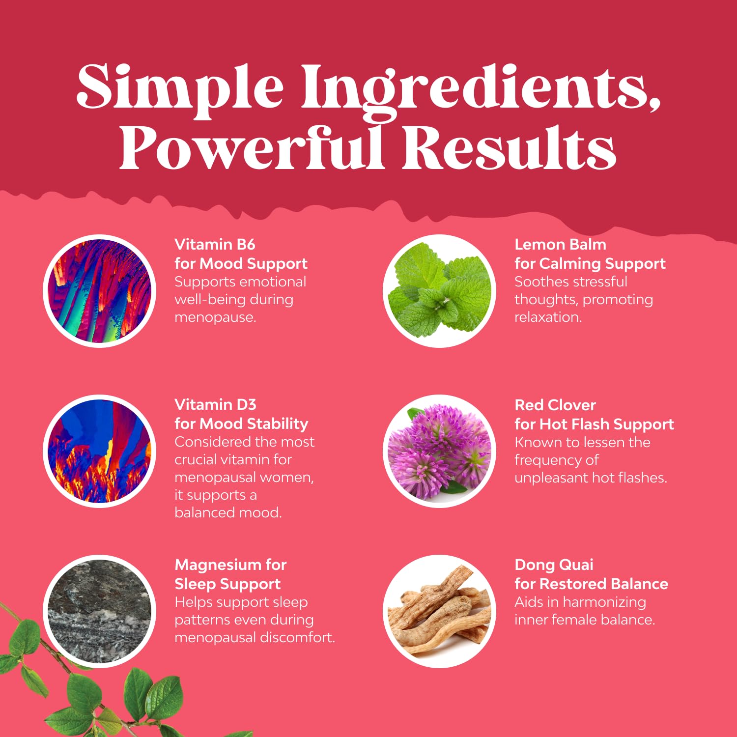 Mood support and hormonal balance for women