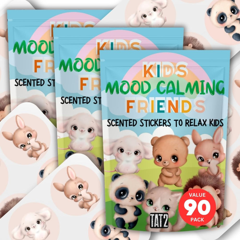 Mood calming stickers 90-pack cover image