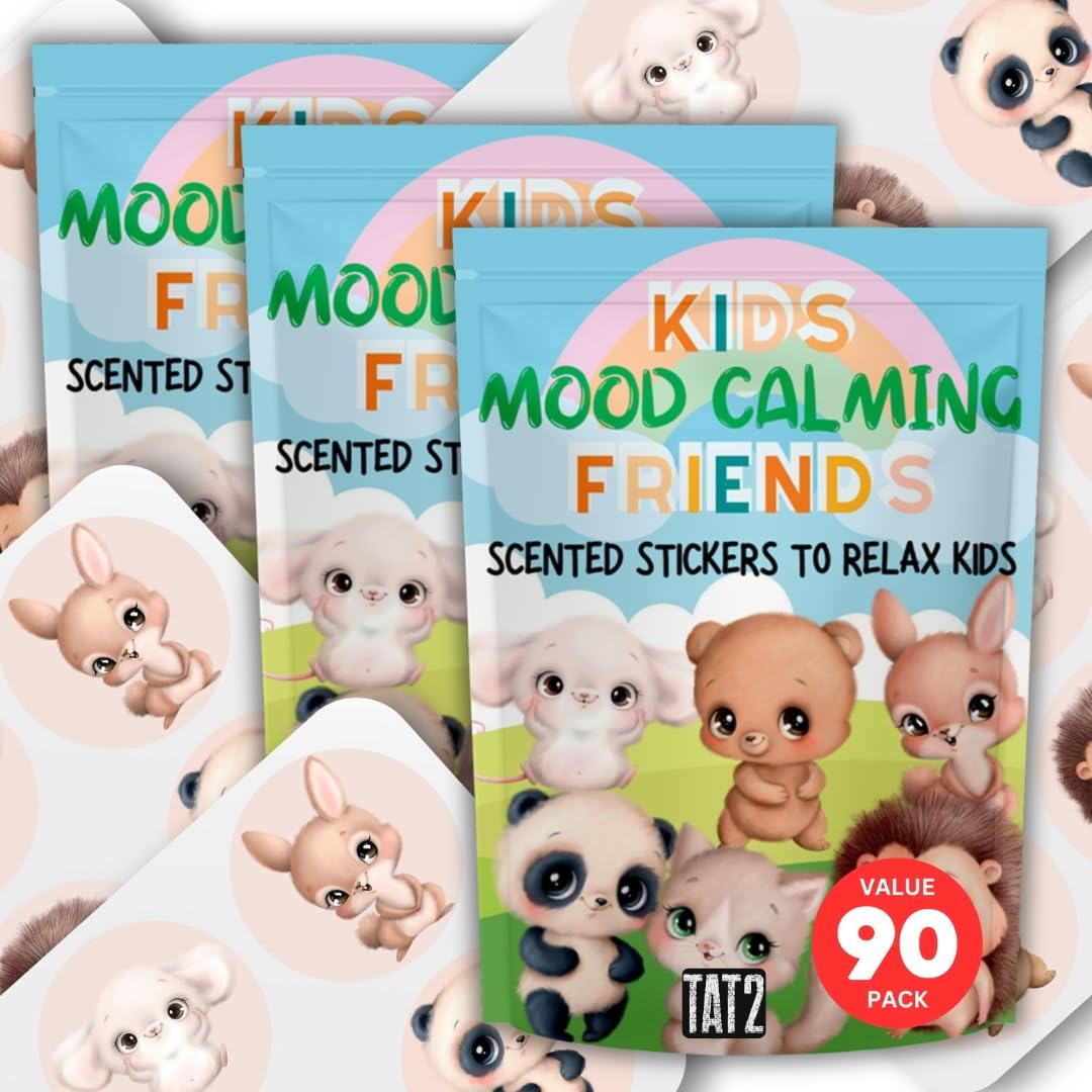 Mood calming stickers 90-pack cover image