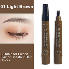 MooGlamor brow pencil application detail demonstrates controlled shading for defined brows