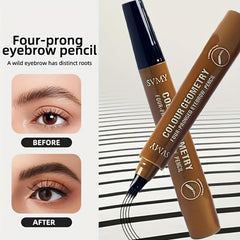 MooGlamor 4-pronged tip glides easily for quick brow filling