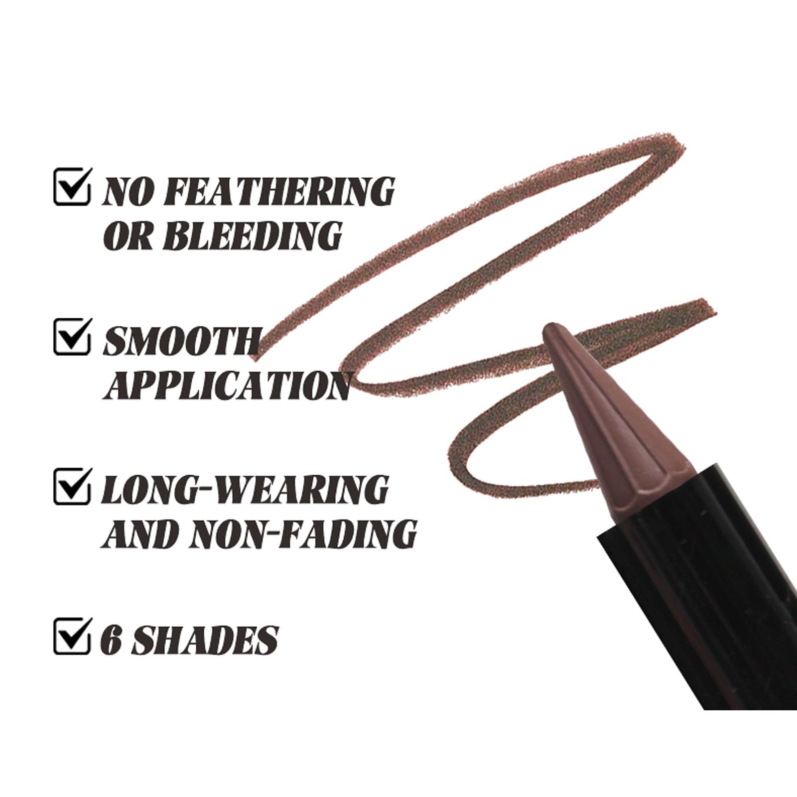 MooGlamor matte navy eyeliner stick creates bold, long-lasting definition.