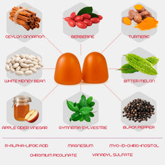 Gummies with Apple Cider Vinegar and ginger root notes.