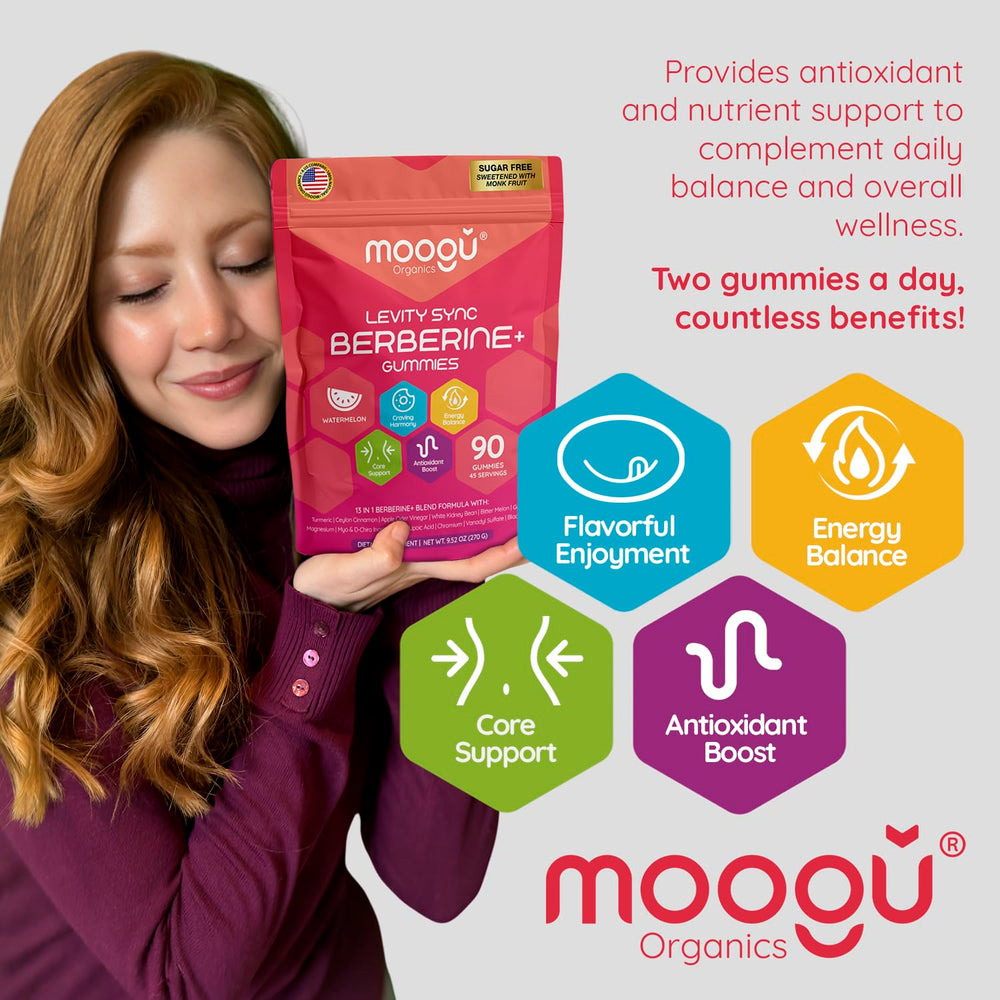 Vegan, non-GMO, gluten-free and dairy-free labels on the product.