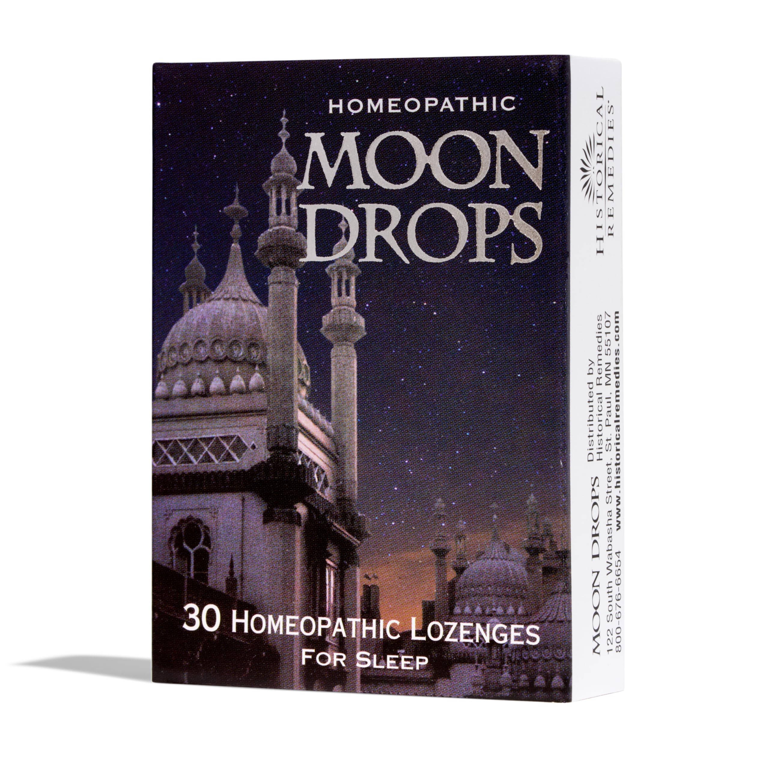 Moon Drops Sleep Aid Lozenges packaging
