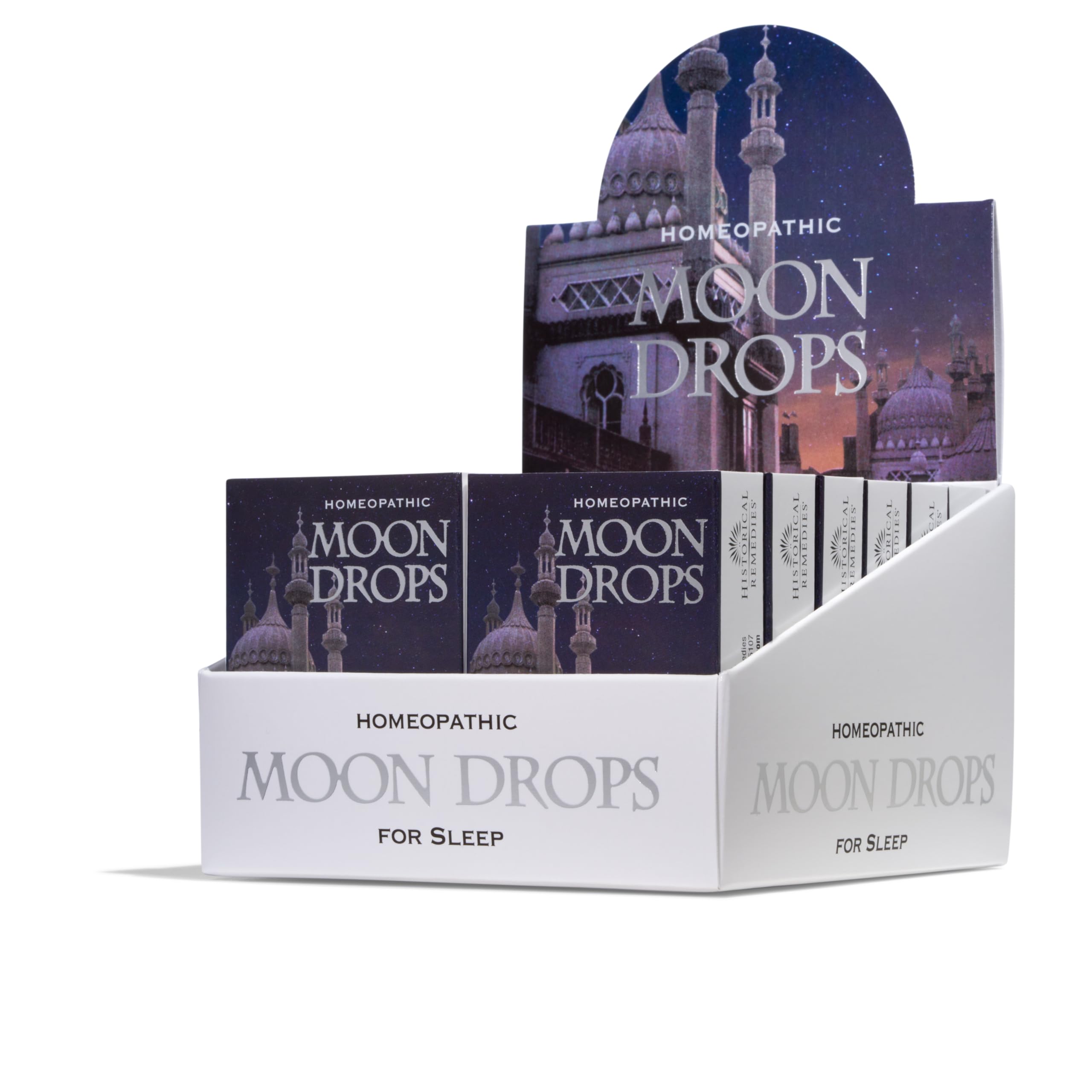 Moon Drops Sleep Aid Lozenges Vanilla 12-Pack front view