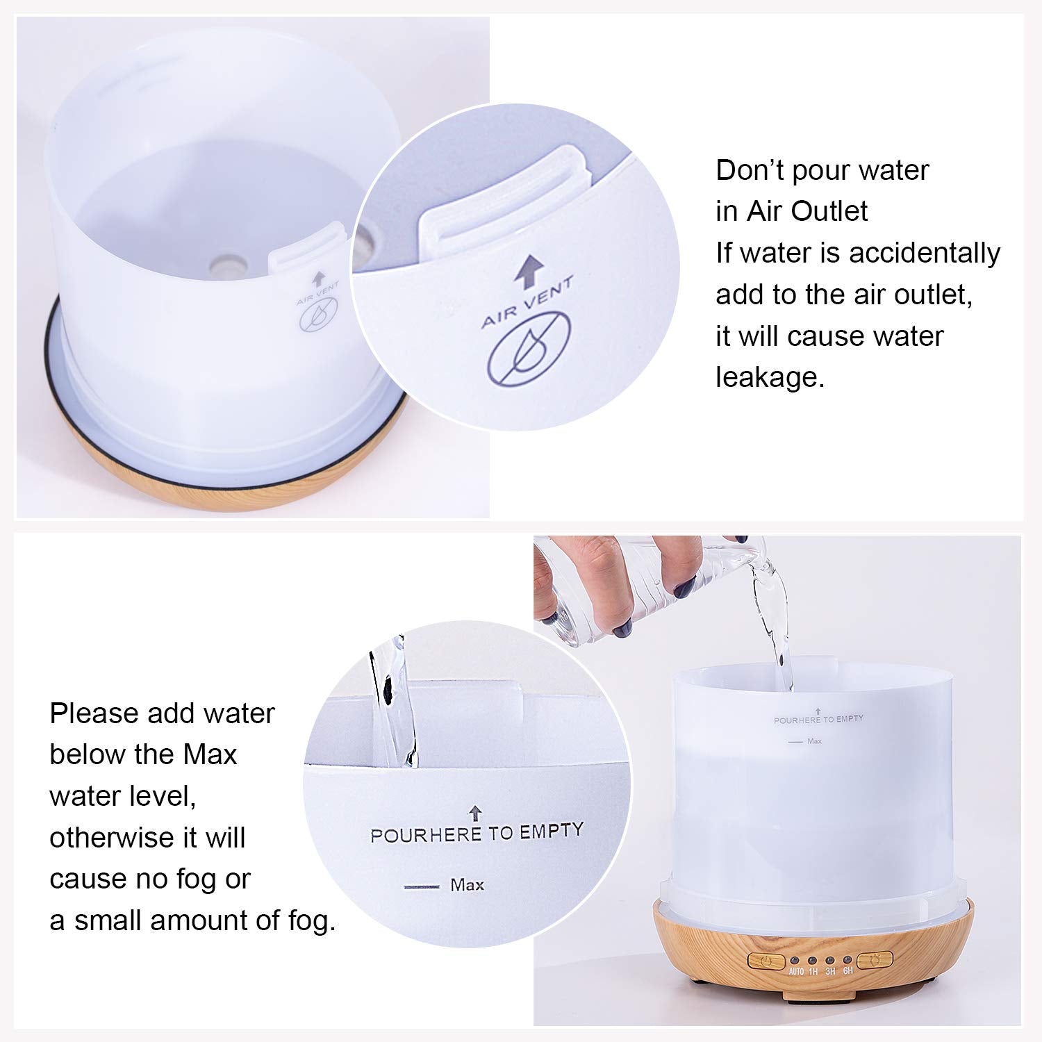 Product packaging with Moon Diffuser on display