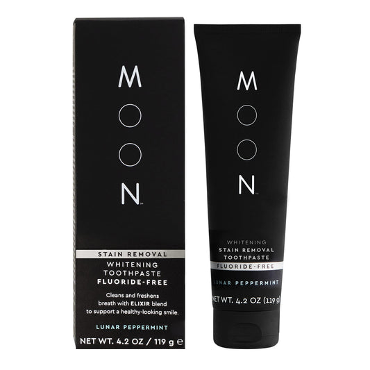 MOON Fluoride-Free Toothpaste tube – Peppermint flavor