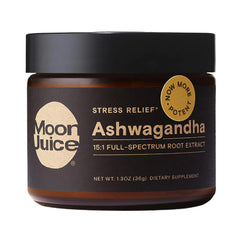 Moon Juice Ashwagandha root powder for daily energy and calmer mood.