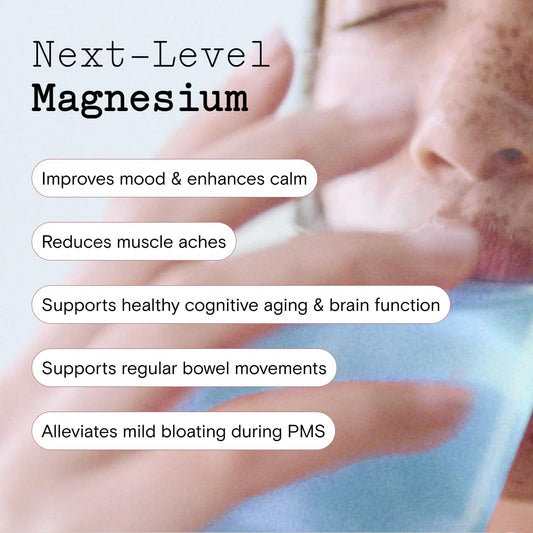 Close-up of Magnesi-Om Berry & Blue Lemon powder stick