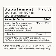 Moon Juice Magnesi-om Blue Lemon Jar held in hands, portable daily ritual option