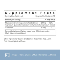 Vegan, Non-GMO, 100% traceable Moon Juice seal on Magnesi-Om