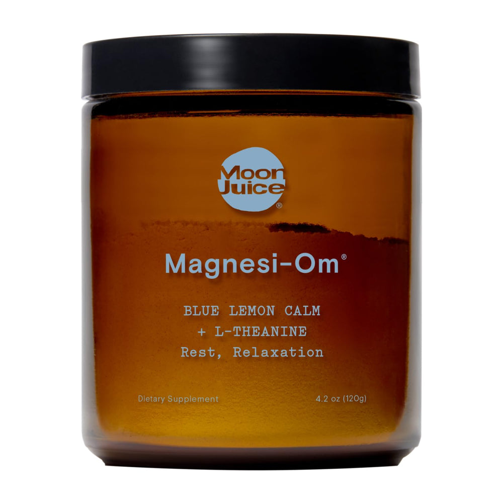 Moon Juice Magnesi-Om tub front for daily magnesium support.