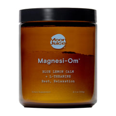 Moon Juice Magnesi-Om tub front for daily magnesium support.