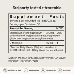 Moon Juice Magnesi-Om vegan non GMO stamp on packaging