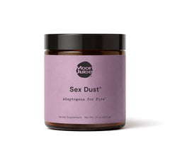 Moon Juice Sex Dust bottle front for daily balance and mood support.