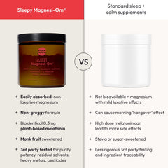 Moon Juice Sleepy Magnesi-Om ingredients list featuring plant-based melatonin