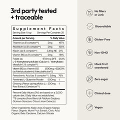 Moon Juice Ting label detail emphasizing caffeine-free energy and digestion support.