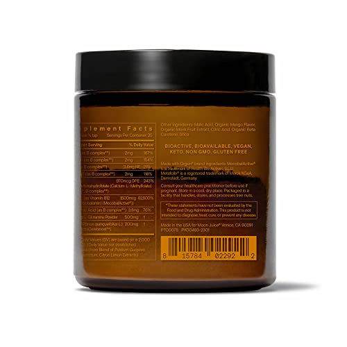 Ingredients panel for Ting Mango B Complex with Tulsi and Guava