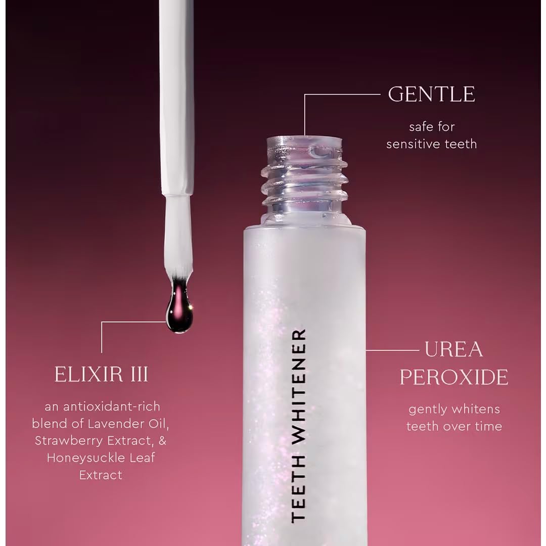 Lip Brightener Treatment showing blue mica shimmer