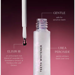 Lip Brightener Treatment showing blue mica shimmer