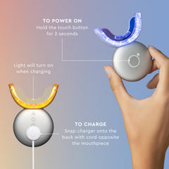 Whitening results showing teeth whitening up to 18 shades