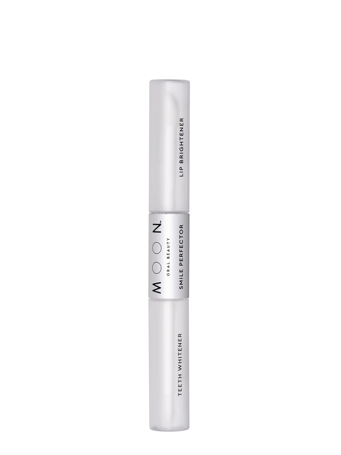 MOON dual-ended Smile Perfecter Duo with whitening pen and lip brightener