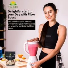 Scoop of psyllium husk powder