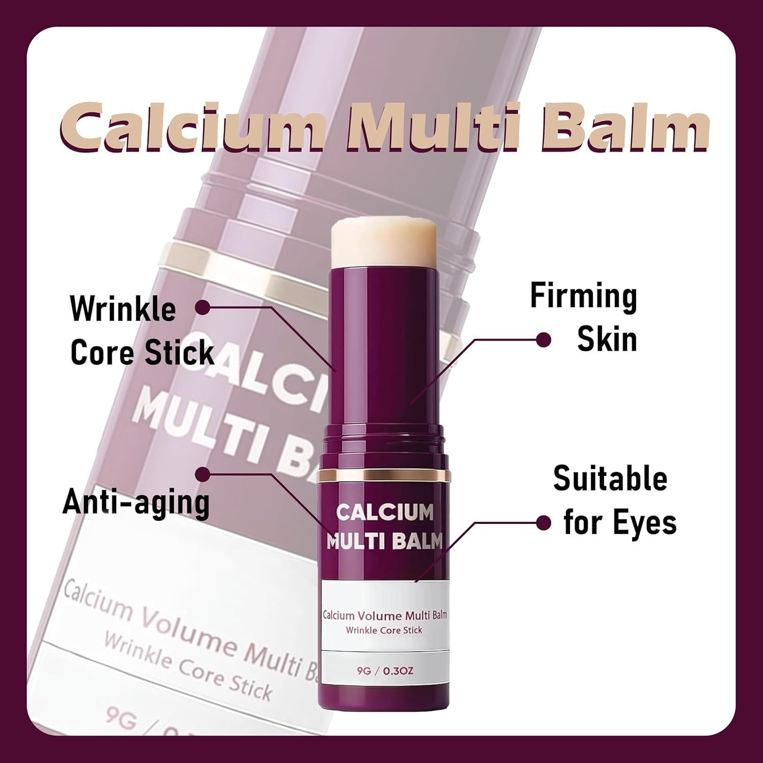 MOONGAZE Calcium Multi-Balm Stick neck application for refreshed, smooth look
