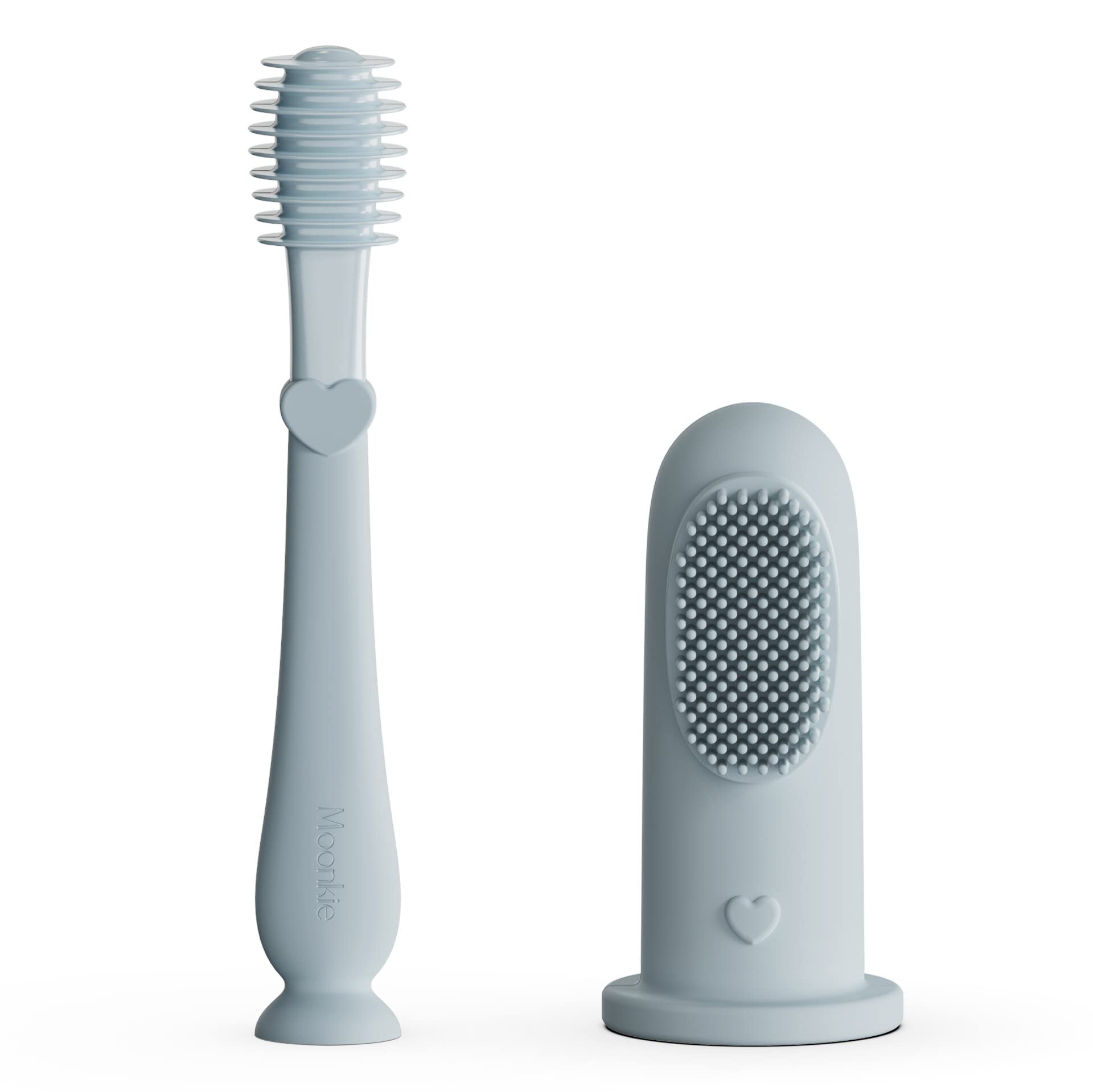 Moonkie Baby Finger Toothbrush in Cloud color