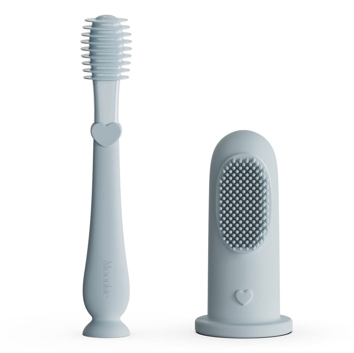 Moonkie Baby Finger Toothbrush in Cloud color