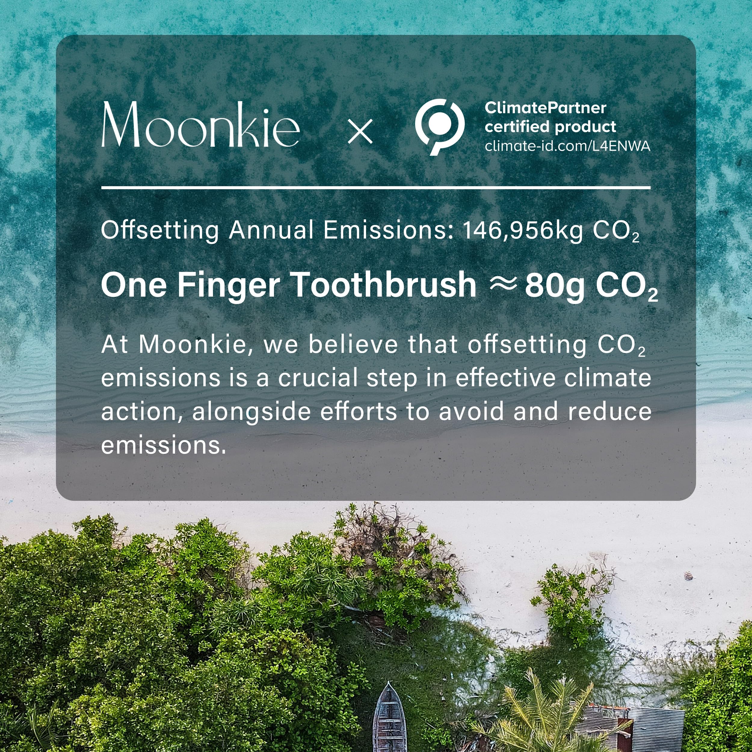 Gift-ready Moonkie Baby Toothbrush Kit in Blush/Pale Mauve