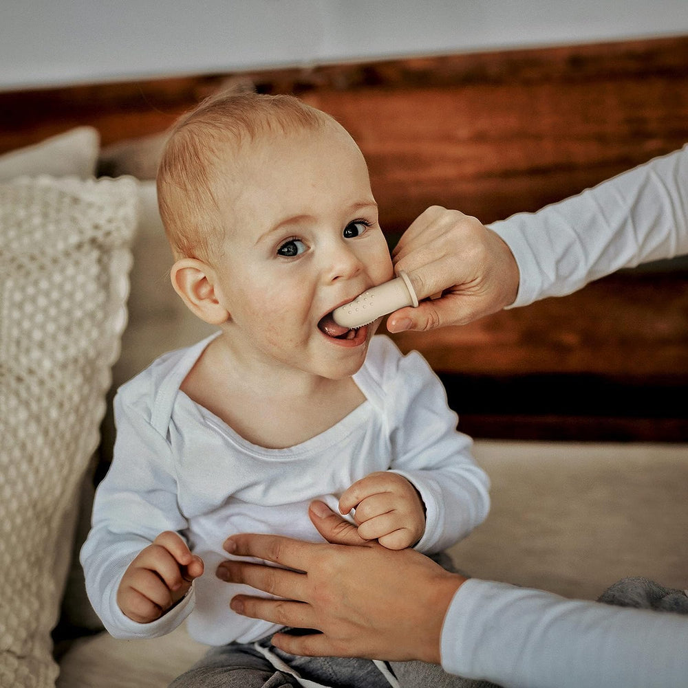 Moonkie silicone tongue cleaner for babies