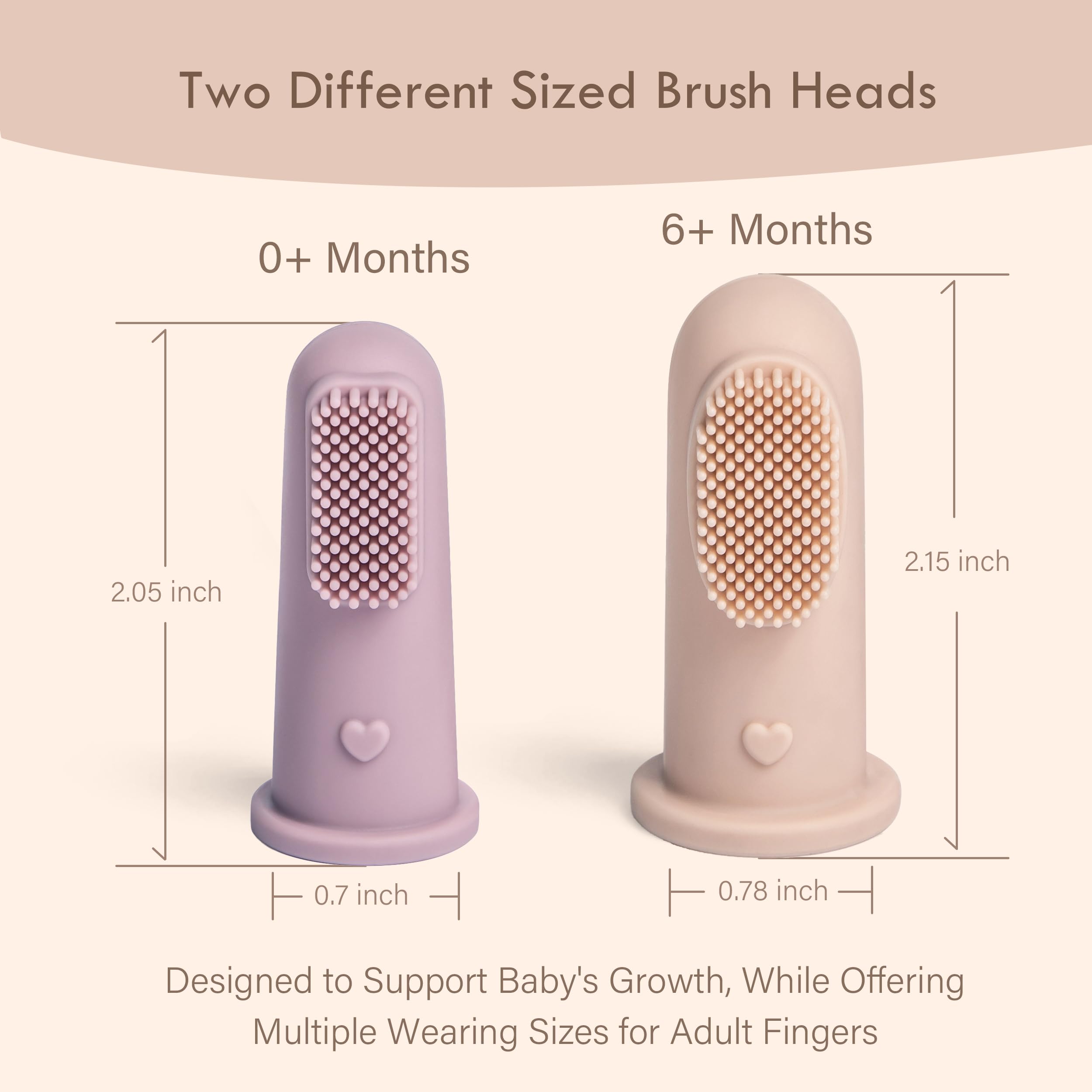 Close-up of Moonkie toothbrush bristles
