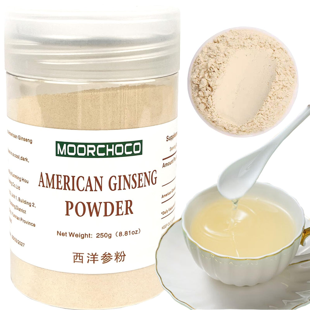 MOORCHOCO Western Ginseng Powder 250g packaging front view