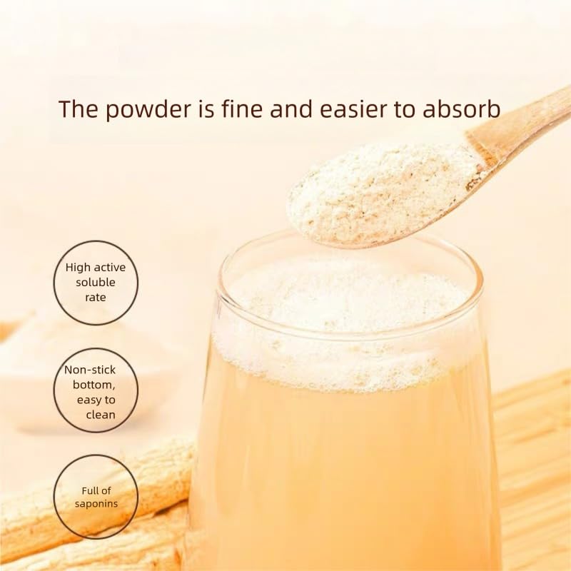 Ginseng powder with 4% ginsenosides potency label